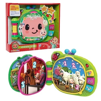 Immagine di CoComelon , libro di apprendimento J.J., funzioni ed elettronica, giocattoli per bambini da 18 mesi, CCM10 (versione francese)