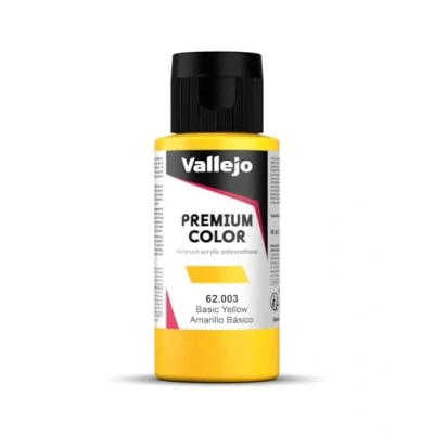 Immagine di Vallejo Vj62003 Colore Acrilico Per Aerografia, Giallo (Basic Yellow), 60 ml, 1 Pezzo