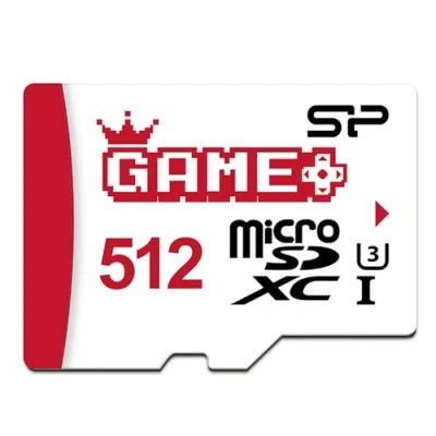 Immagine di Silicon Power Scheda di memoria SDXC Micro SD da 512 GB, con adattatore, compatibile Nintendo Switch