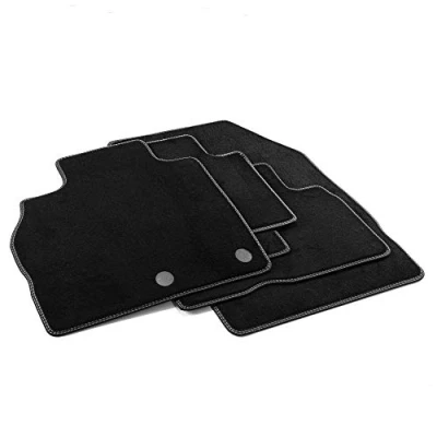 Immagine di MTM PRO 3062 Tappetini per Renault Scenic III / X mod cross Grand 04.2009&gt;2016 , su Misura in Velluto, Bordi Similpelle e Doppia Impuntura Cromata