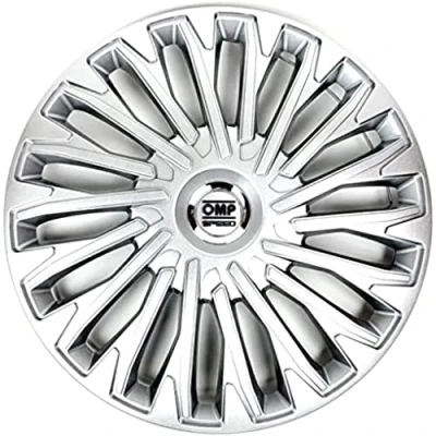 Immagine di OMP SPEED SET 4 COPRICERCHI MOD. STINGER ARGENTO 14 POLLICI