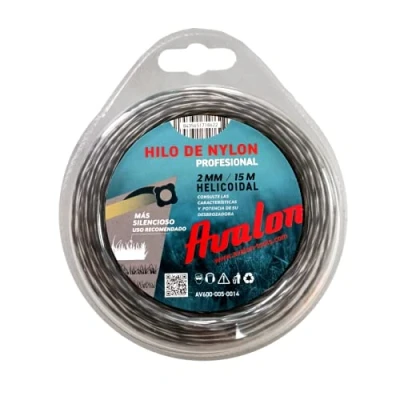 Immagine di Avalon Filo elicoidale in Nylon Universale per decespugliatore e Tosaerba (2 mm x 15 m)
