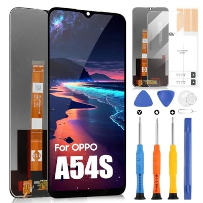 Immagine di LCD Schermo per Oppo A54s Display CPH2273 Sostituzione dello Touch Screen Digitizer Assembly con Riparazione Kit, Nero(Non A54)
