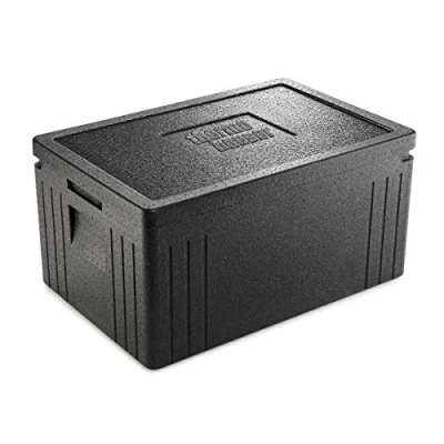 Immagine di Thermohauser GN 1/1 Eco Line Contenitore termico in EPP con coperchio, 45,0 l, colore: nero