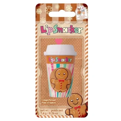 Immagine di Lip Smacker Holiday Frappe Cup Balm, Cute Balm for Kids, Themed, Moisturizing and Easy to Apply, Infused with Castor Seed Oil, Gingerbread