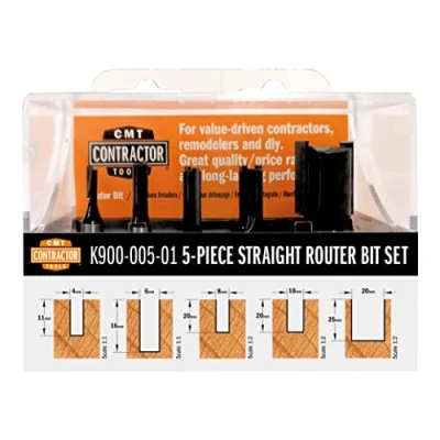 Immagine di CMT ORANGE TOOLS K900 005 01 SET 5 FRESE TAGLIENTI DIRITTI HW Z2 S=8 D=4/6/8/10/20 DX