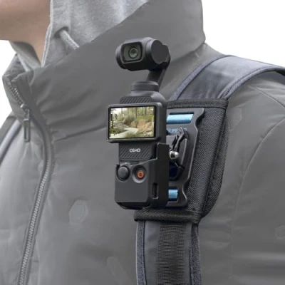Immagine di SUREWO Osmo Pocket 3 Supporto per zaino, tracolla da cintura con bordo esteso, compatibile DJI
