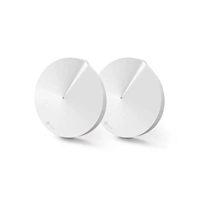 Immagine di TP Link Deco M5 Whole Home Mesh Wi Fi System, Up to 3800 sq ft Coverage, Compatible with Amazon Echo/Alexa, Antivirus Security Protection and Parental Controls, Pack of 2