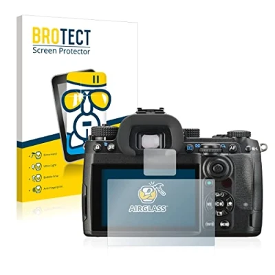 Immagine di brotect Pellicola Protettiva Vetro per Pentax K 3 Mark III Protezione Schermo [Durezza Estrema 9H, Chiaro]