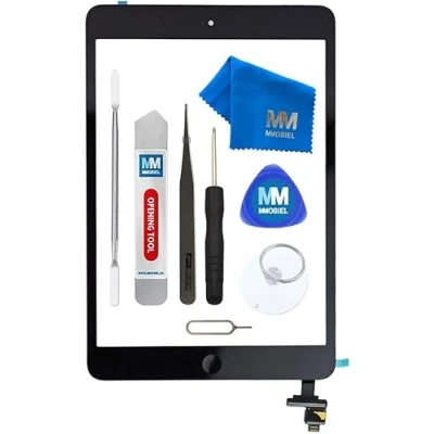 Immagine di MMOBIEL Digitizer Compatibile con iPad Mini 1/2 (Nero) 7.9 Pollici 2012/13 Touchscreen Front Display incl IC Chip And Tool Kit