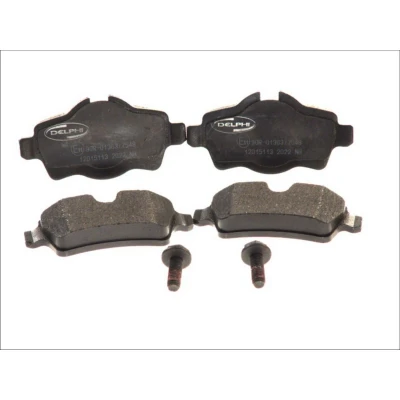 Immagine di DELPHI LP2022 Kit pastiglie freno Predisposto per contatto segnalazione usura con lamierino anticigolío accessori MINI: Hatchback, Clubman, Cabrio