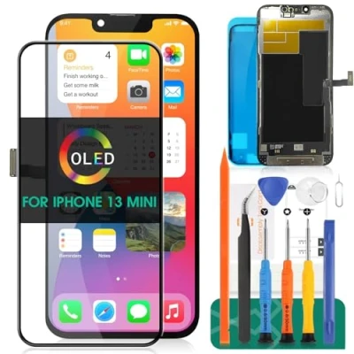 Immagine di OLED Per iphone 13 MINI Display LCD Schermo di Ricambio A2628 Touch Digitizer Assembly Kit Riparazione (nero)