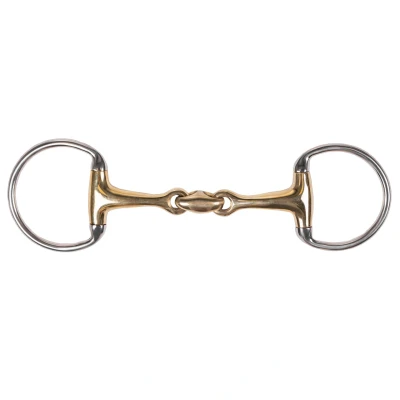 Immagine di Q essentials double jointed eggbutt snaffle Argentan