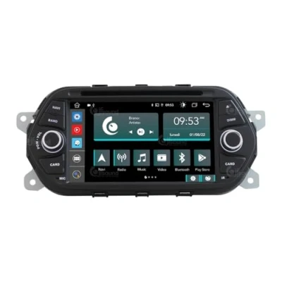 Immagine di Jf Sound car audio system Autoradio Custom Fit per Fiat Tipo Android GPS Bluetooth WiFi Dab USB Full HD Touchscreen Display 7&quot; processore 8core e comandi vocali, Nero