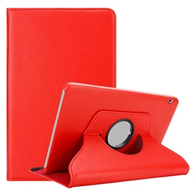 Immagine di Cadorabo Custodia Tablet per Huawei MediaPad T3 10 (9.6&quot; Zoll) in ROSSO PAPAVERO Copertura Protettiva Stile Libro SENZA Auto Wake Up con Funzione Stand e Cerniera Elastico