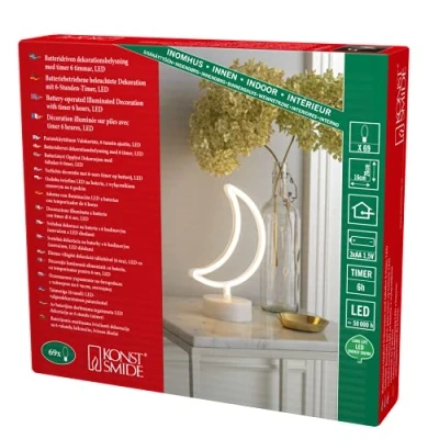 Immagine di Konstsmide 3069 100 Sagoma a LED Luna Bianco caldo (monocolore)