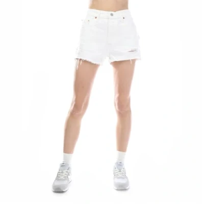 Immagine di Levi&#039;s 501 Original Short Shorts di jeans, Donna, Taglia: 25, White denim