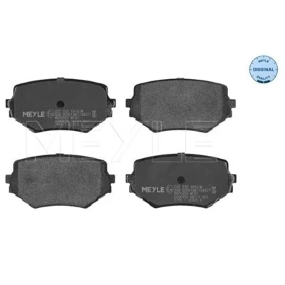 Immagine di MEYLE 025 233 1414/W Kit pastiglie freno ORIGINAL Quality Assale anteriore con segnalatore acustico usura lamierino anticigolío