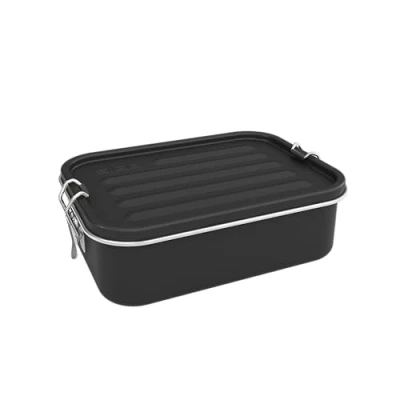 Immagine di Sigg Gemstone Box Contenitore per il pranzo in acciaio INOX 18/8 di alta qualità, a prova perdite, ufficio, scuola e attività all&#039;aperto, pane