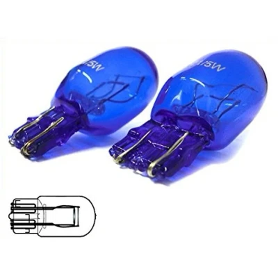 Immagine di CARALL 2 Pezzi Lampade Alogene 12V Bianche ad Effetto Xenon (T20 W21/5W 21/5W Doppio Filamenti)