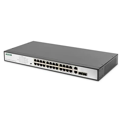 Immagine di Digitus DN 80221 3 Switch di rete RJ45/SFP da 19 24+4 porte