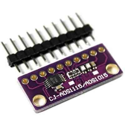 Immagine di Paradisetronic.com ADS1115 Trasduttore analogico digitale a 4 canali 16 bit, modulo ADC, I2C per Arduino, Raspberry Pi, Genuino