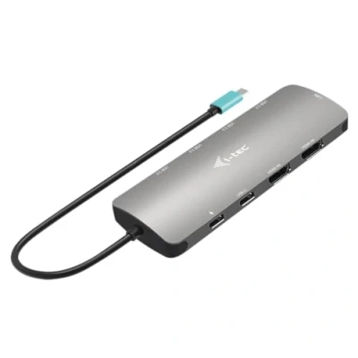 Immagine di I TEC USB C METAL NANO 2XHDMI DOCK+PD100W