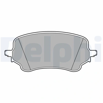 Immagine di DELPHI LP3648 Kit pastiglie freno Non predisposto per contatto segnalazione usura con lamierino anticigolío accessori FORD: Puma SUV