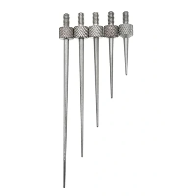 Immagine di SUXING Tastatori per comparatori, Tasti con filetto M2.5, Lunghezza 13/22/30/40/50mm, R0.3 mm，Puntalino a spillo