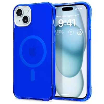 Immagine di CYRILL by Spigen UltraSheer Mag Cover Compatibile con iPhone 15 (2023) Denim