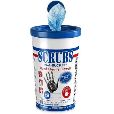 Immagine di Scrubs In a Bucket Salviette per la pulizia delle mani 30 pz.