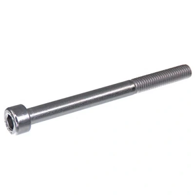Immagine di SECCARO Vite cilindrica M10 x 100 mm, in acciaio inox V2A VA A2, DIN 912/ISO 4762, filettatura parziale, 20 pezzi