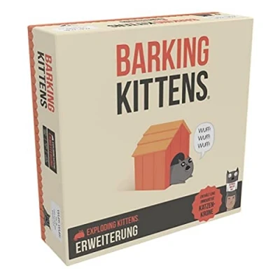 Immagine di Exploding Kittens Asmodee Barking Espansione Gioco di carte 2 5 giocatori Dai 7+ anni 15+ minuti Tedesco