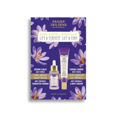 Immagine di Panier des Sens Set per la cura della pelle Anti invecchiamento routine lifting &amp; rassodamento Crema leggera e siero contro le rughe donne idratante viso