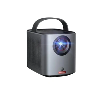 Immagine di Nebula Mars 3 Air 1080p, Intelligente, Wi Fi, mini proiettore portatile da 400 ANSI lumen, Google TV, Dolby Digital, 2 * 8 W, immagine 150 pollici, batteria integrata, 2,5h