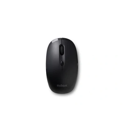 Immagine di Nilox NXMOWI4002 Mouse Wireless Ricaricabile USB C, Senza Fili con Selettore DPI fino a 3200 DPI, per PC 4 Pulsanti, Distanza Operativa 10m, Compatibile Windows/Linux/Mac