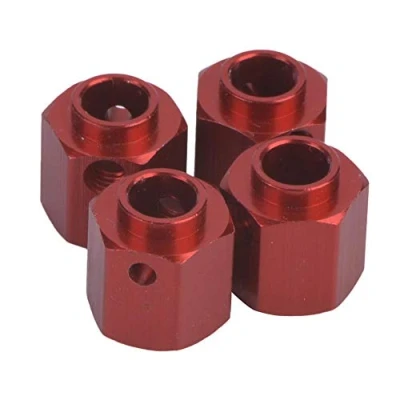 Immagine di Drfeify Adattatore per Auto in Metallo, Mozzi Ruota Metallo Compatibile con 4 RC(12mm)