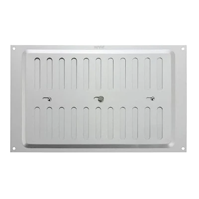 Immagine di MAP Hardware 936 31 Griglia di ventilazione regolabile in metallo, 229 x 152 mm, colore: Argento
