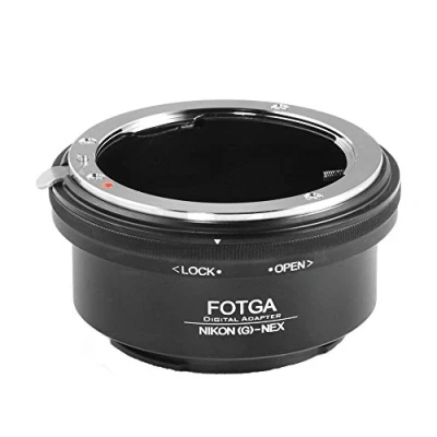 Immagine di Fotga Adattatore per Obiettivo Nikon G / F AI AIS montatura Sony E mount NEX 5N 5R NEX5T NEX6 NEX7 F3 A6000 A6300 A6500 A6400 A5000 A3500 A3000 AlphA A7 A7R A7S II III Camera