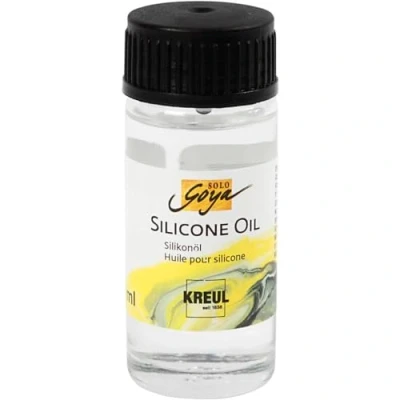 Immagine di KREUL 87220 Solo Goya Olio di silicone 20 ml bottiglia vetro con contagocce Per versare e formare cellule notevoli
