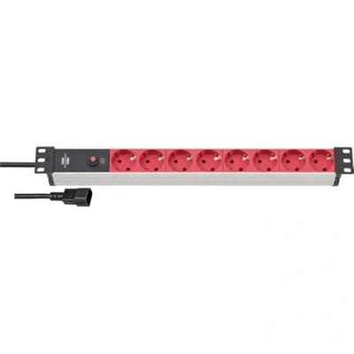 Immagine di Brennenstuhl 1390007118 Multipresa per rack 19 Nero, Argento Connettore IEC 1 pz.