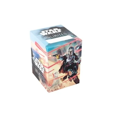 Immagine di Asmodee Star Wars: Unlimited SOFT CRATE Durable Deck Box, Mandalorian/Moff Gideon Design