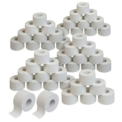 Immagine di ALPIDEX 48 x Sport Tape Bianco 3,8 cm 10 Nastro Adesivo 100% Cotone Non Elastico