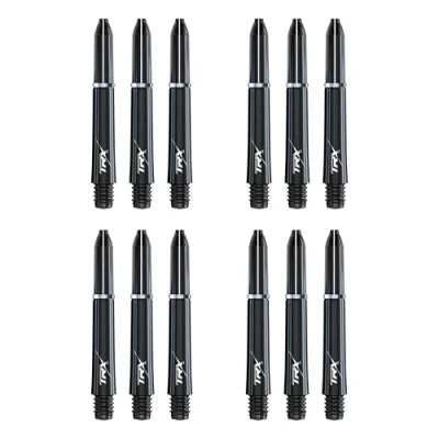 Immagine di RED DRAGON TRX steli corti neri, 4 set per confezione (12 in totale)