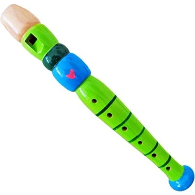 Immagine di Keepdrum KFL1GR flauto in legno per bambini verde