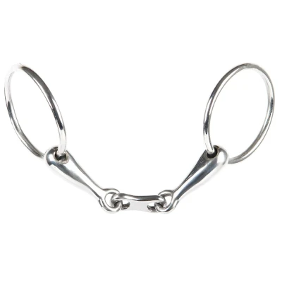 Immagine di Harry&#039;s Horse filetto a doppio snodo piatto 16mm anello 65mm 12,5 RVS