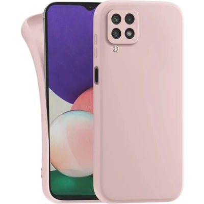 Immagine di MyGadget Cover per Samsung Galaxy A12 5G Custodia Protettiva in Silicone Morbido Case TPU Flessibile Ultra Protezione Antiurto &amp; Antiscivolo Rosa