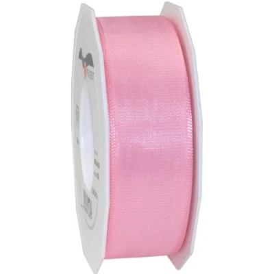 Immagine di Präsent Nastro in taffetà Europa rosa chiaro 40 mm di larghezza, 50 m lunghezza