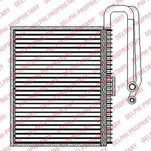 Immagine di DELPHI TSP0525207 Evaporatore Climatizzatore senza valvola d&#039;espansione SAAB: 9 3 Sedan, FIAT: Croma II Station Wagon