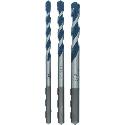 Immagine di Bosch Accessories CYL 5 2608588164 Acciaio KIT punte per calcestruzzo 3 parti mm, 6 8 mm Lunghezza totale 100 Alberino cilindrico 1